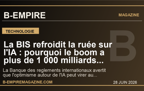 La BIS refroidit la ruée sur l’IA : pourquoi le boom a plus de 1 000 milliards peut encore se retourner contre l’economie mondiale