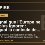 Le signal que l'Europe ne peut plus ignorer : pourquoi la canicule de juin 2026 place la France en premiere ligne