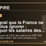 Le signal que la France ne peut plus ignorer : pourquoi les salaires des CEO explosent encore des Etats-Unis au Royaume-Uni