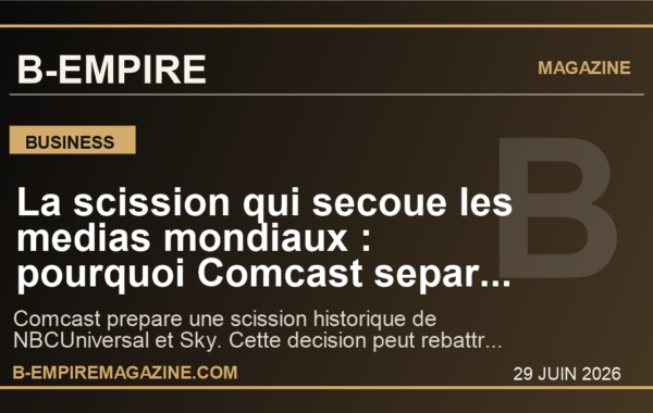 La scission qui secoue les medias mondiaux : pourquoi Comcast separe NBCUniversal et Sky maintenant