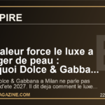 La chaleur force le luxe a changer de peau : pourquoi Dolce & Gabbana envoie un message mondial avant Paris