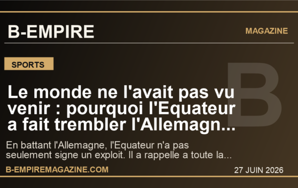 Le monde ne l’avait pas vu venir : pourquoi l’Equateur a fait trembler l’Allemagne et change deja le Mondial 2026