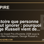 La victoire que personne ne peut ignorer : pourquoi George Russell vient de relancer la F1 en Autriche