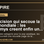 La decision qui secoue la pop mondiale : les Grammys creent enfin un prix pour la pop asiatique