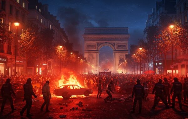 Paris sous tension : la victoire du PSG plonge la capitale dans une nuit de chaos