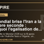 Le Mondial brise l'Iran a la derniere seconde : pourquoi l'egalisation de l'Autriche depasse le football