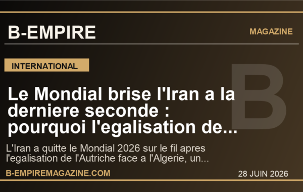 Le Mondial brise l’Iran a la derniere seconde : pourquoi l’egalisation de l’Autriche depasse le football
