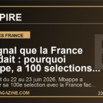 Le signal que la France attendait : pourquoi Mbappe, a 100 selections, relance deja la course mondiale apres le record de Messi