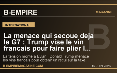 La menace qui secoue deja le G7 : Trump vise le vin francais pour faire plier la taxe tech