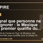 Le signal que personne ne peut ignorer : le Mexique est le premier qualifie du Mondial 2026