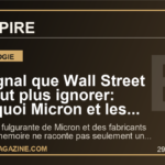 Le signal que Wall Street ne peut plus ignorer: pourquoi Micron et les puces IA changent deja l'ordre mondial