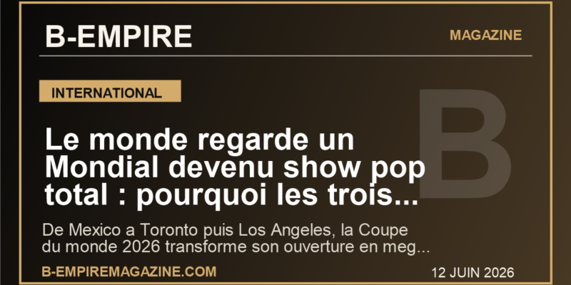 Le monde regarde un Mondial devenu show pop total : pourquoi les trois ceremonies d'ouverture peuvent tout changer