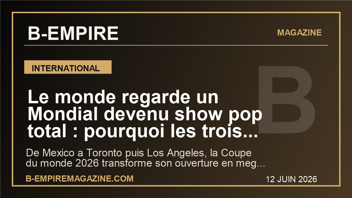 Le monde regarde un Mondial devenu show pop total : pourquoi les trois ceremonies d’ouverture peuvent tout changer