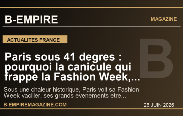 Paris sous 41 degres : pourquoi la canicule qui frappe la Fashion Week, Solidays et la Pride envoie un signal mondial