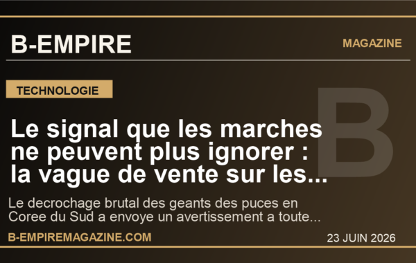 Le signal que les marches ne peuvent plus ignorer : la vague de vente sur les puces IA partie de Seoul secoue Wall Street et l’Europe