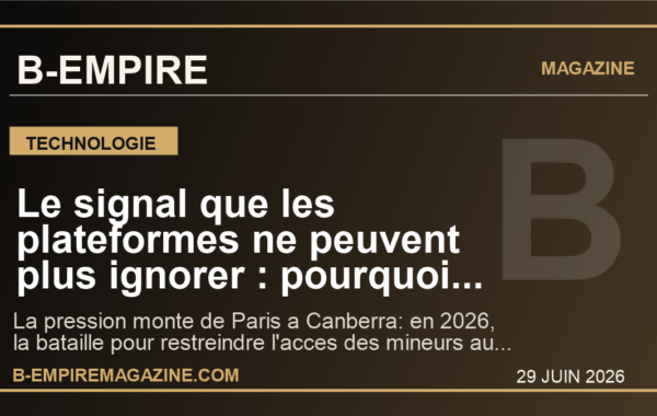 Le signal que les plateformes ne peuvent plus ignorer : pourquoi l’interdiction des reseaux sociaux aux mineurs devient une bascule mondiale