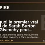 Pourquoi le premier vrai signal de Sarah Burton chez Givenchy peut relancer Paris et la mode mondiale