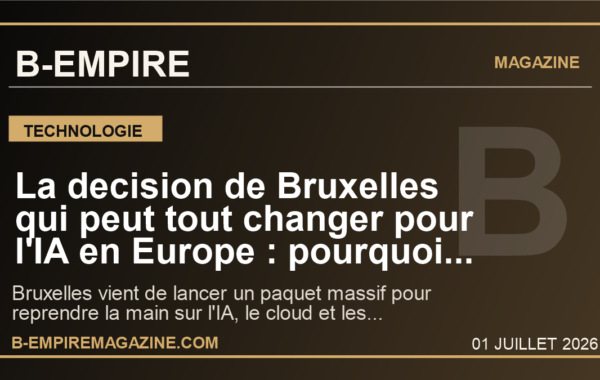 La decision de Bruxelles qui peut tout changer pour l’IA en Europe : pourquoi le plan anti-dependance secoue deja la tech mondiale