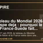 Le tableau du Mondial 2026 se crispe deja : pourquoi le choc France-Suede fait monter la pression partout