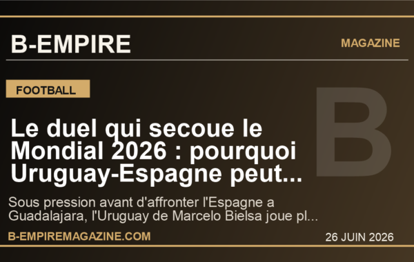 Le duel qui secoue le Mondial 2026 : pourquoi Uruguay-Espagne peut faire exploser la crise Bielsa