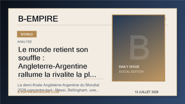 Le monde retient son souffle : Angleterre-Argentine rallume la rivalite la plus electrique du Mondial 2026