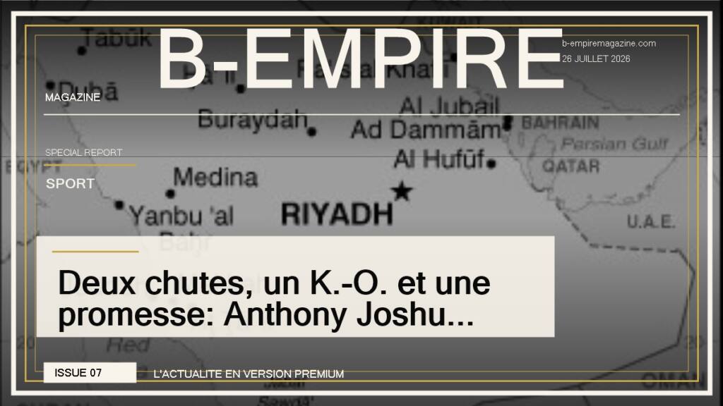 Deux chutes, un K.-O. et une promesse: Anthony Joshua signe le retour que la boxe attendait