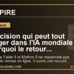 La decision qui peut tout changer dans l'IA mondiale : pourquoi le retour d'Anthropic sous surveillance secoue deja tout le secteur