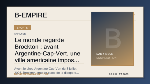 Le monde regarde Brockton : avant Argentine-Cap-Vert, une ville americaine impose un couvre-feu