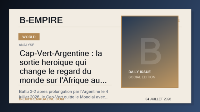 Cap-Vert-Argentine : la sortie heroique qui change le regard du monde sur l'Afrique au Mondial 2026
