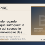 Le monde regarde l'Amerique suffoquer: la chaleur qui secoue le 250e anniversaire des Etats-Unis