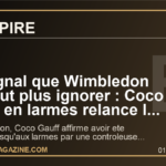 Le signal que Wimbledon ne peut plus ignorer : Coco Gauff en larmes relance le debat sur l'antidopage