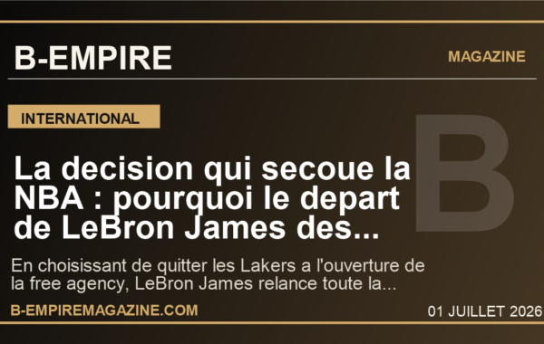 La decision qui secoue la NBA : pourquoi le depart de LeBron James des Lakers peut changer tout l’ete du basket mondial