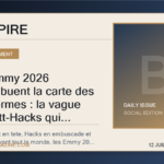 Les Emmy 2026 redistribuent la carte des plateformes : la vague The Pitt-Hacks qui secoue deja la TV mondiale