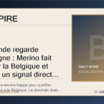 Le monde regarde l'Espagne : Merino fait tomber la Belgique et envoie un signal direct a la France
