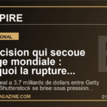 La decision qui secoue l'image mondiale : pourquoi la rupture Getty-Shutterstock peut tout changer pour les medias, l'IA et la culture visuelle