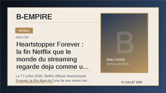 Heartstopper Forever : la fin Netflix que le monde du streaming regarde deja comme un test culturel majeur