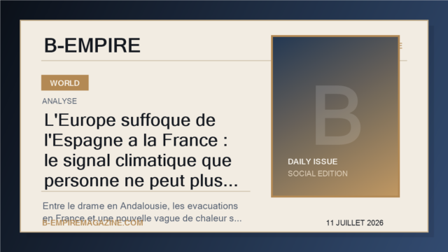 L'Europe suffoque de l'Espagne a la France : le signal climatique que personne ne peut plus ignorer