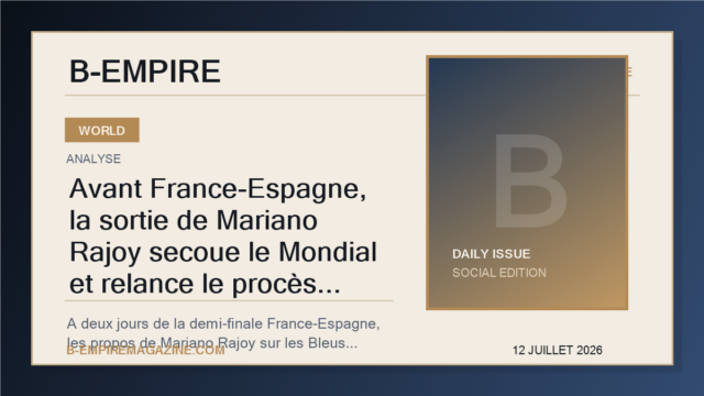 Avant France-Espagne, la sortie de Mariano Rajoy secoue le Mondial et relance le procès identitaire des Bleus