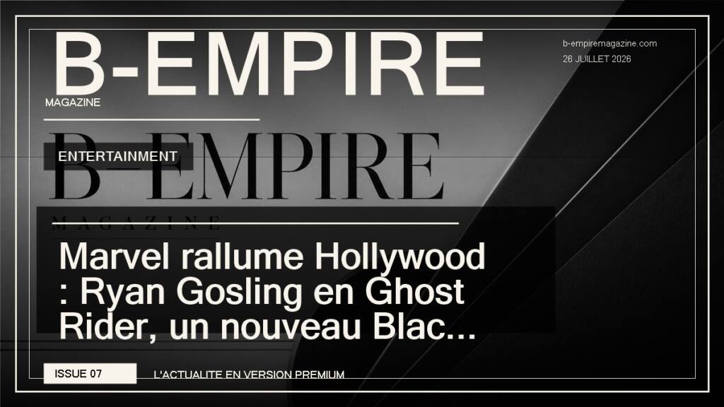Marvel rallume Hollywood : Ryan Gosling en Ghost Rider, un nouveau Black Panther entre en scène