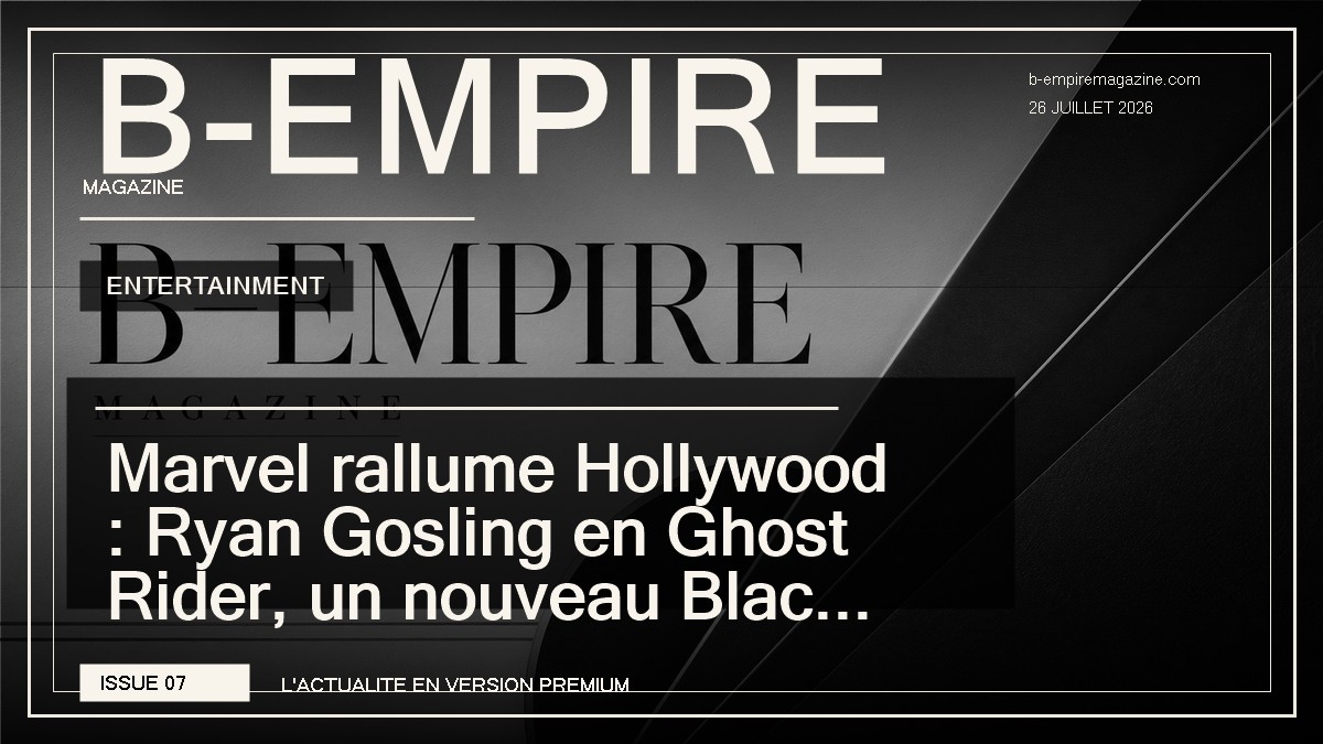 Marvel rallume Hollywood : Ryan Gosling en Ghost Rider, un nouveau Black Panther entre en scène