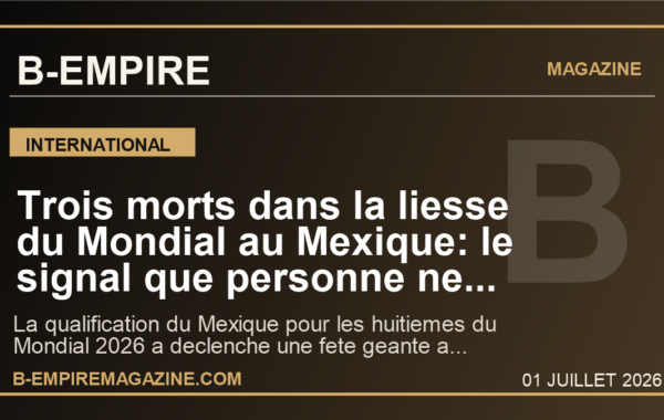 Trois morts dans la liesse du Mondial au Mexique: le signal que personne ne peut ignorer avant la phase finale