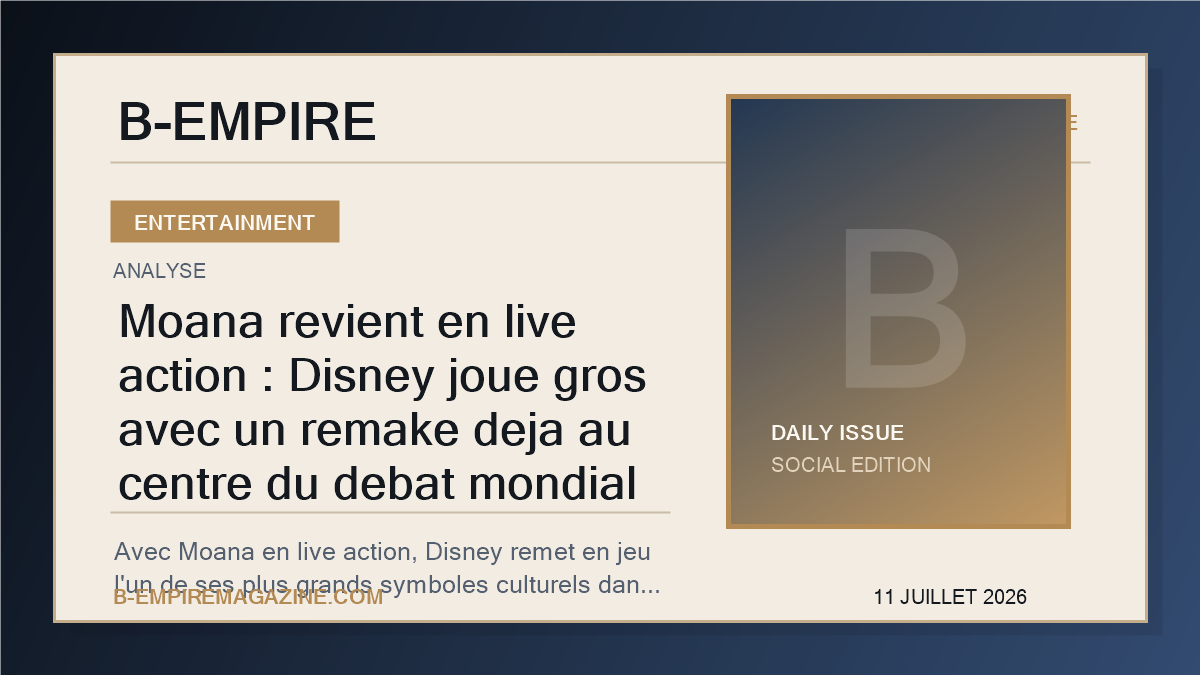 Moana revient en live action : Disney joue gros avec un remake deja au centre du debat mondial