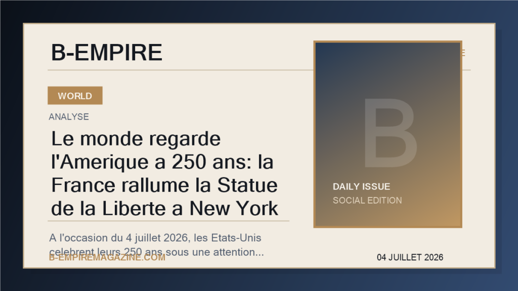 Le monde regarde l'Amerique a 250 ans: la France rallume la Statue de la Liberte a New York