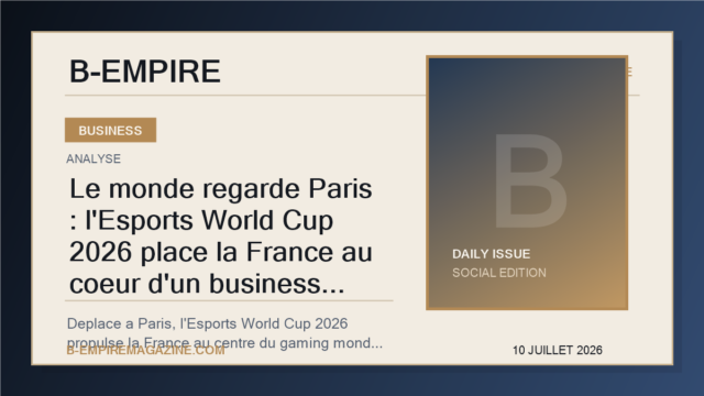 Le monde regarde Paris : l'Esports World Cup 2026 place la France au coeur d'un business mondial sous tension