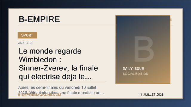 Le monde regarde Wimbledon : Sinner-Zverev, la finale qui electrise deja le tennis mondial