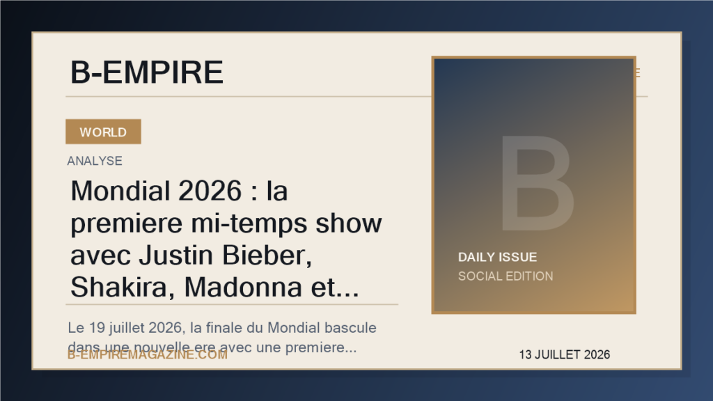 Mondial 2026 : la premiere mi-temps show avec Justin Bieber, Shakira, Madonna et BTS devient deja un choc pop mondial