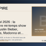 Mondial 2026 : la premiere mi-temps show avec Justin Bieber, Shakira, Madonna et BTS devient deja un choc pop mondial