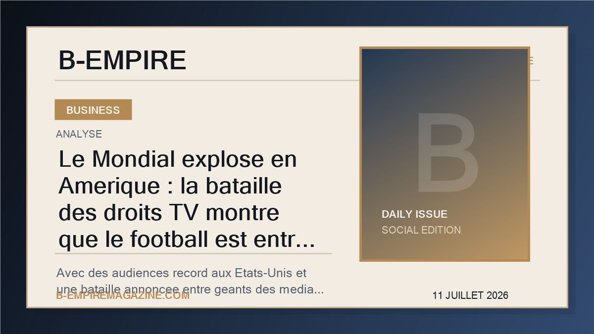Le Mondial explose en Amerique : la bataille des droits TV montre que le football est entre dans une autre dimension