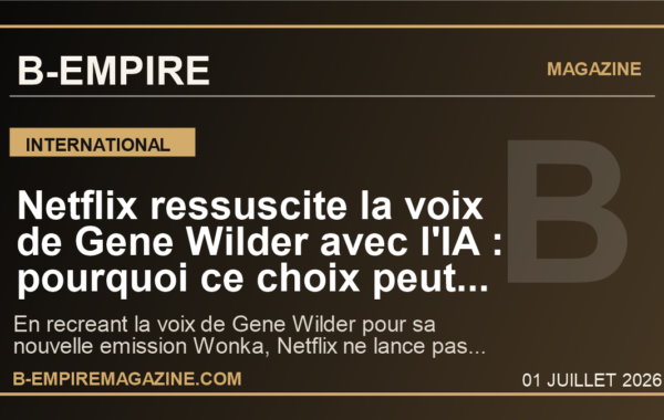 Netflix ressuscite la voix de Gene Wilder avec l’IA : pourquoi ce choix peut tout changer dans le divertissement mondial