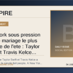 New York sous pression pour le mariage le plus regarde de l'ete : Taylor Swift et Travis Kelce transforment deja Madison Square Garden